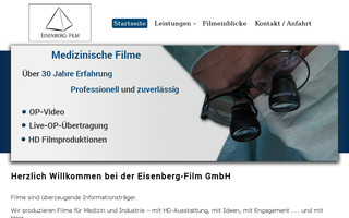 eisenberg-film.de website preview