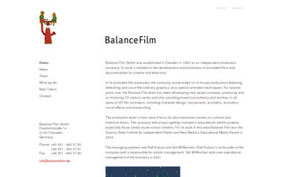 balancefilm.de website preview