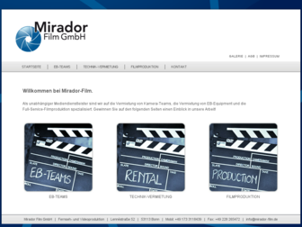 mirador-film.de website preview