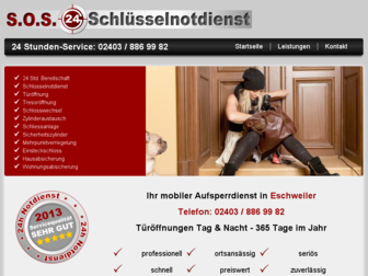 schluesselnotdienst-eschweiler.de website preview
