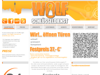 wolf-schluesseldienst.de website preview