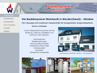 bauklempner-weinhardt.de website preview