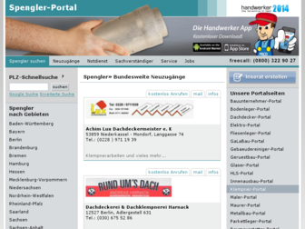 spengler-portal.de website preview