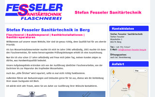 sanitaer-fesseler-berg.de website preview