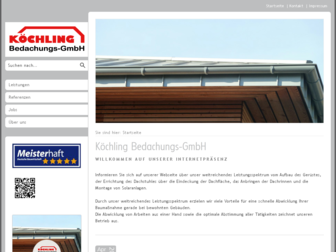koechling-bedachungen.de website preview