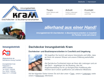 dachdecker-kram.de website preview