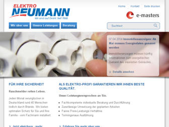 elektroneumann.de website preview