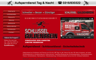 schluesselguldenbrein.at website preview