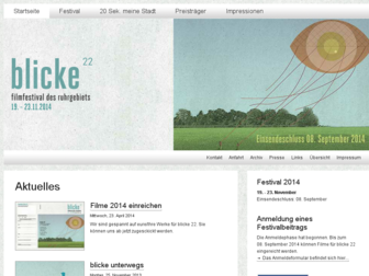 blicke.org website preview