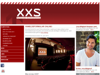 xxs-filmfestival.de website preview