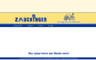 zauchinger.at website preview