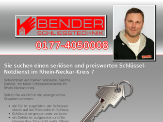 bender-schliesstechnik.de website preview