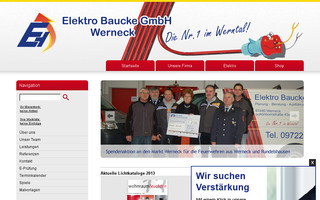 elektro-baucke.de website preview