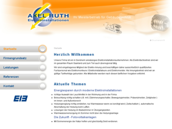 axel-ruth.de website preview