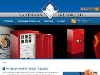 hartmann-tresore.de website preview