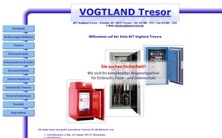 vogtland-tresor.de website preview