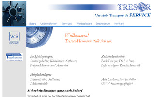 tresore-hermann.de website preview