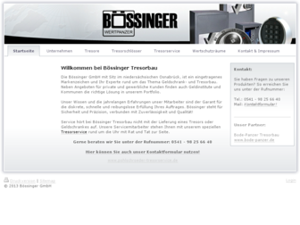 boessinger-tresorbau.de website preview