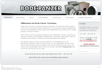 bode-panzer.de website preview