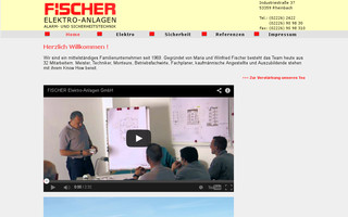 fischer-elektro-anlagen.de website preview