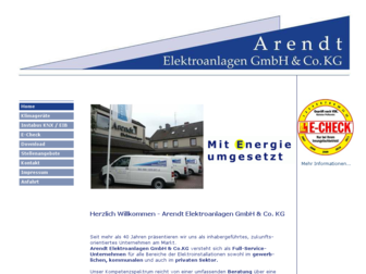 arendt-elektroanlagen.de website preview