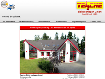 tesche-elektroanlagen.de website preview