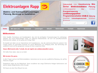 elektroanlagen-rapp.de website preview