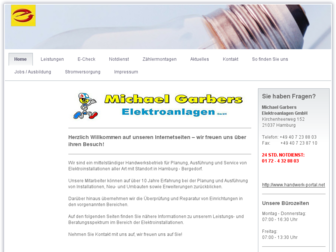 garbers-elektroanlagen.de website preview