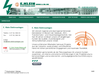 klein-elektroanlagen.de website preview