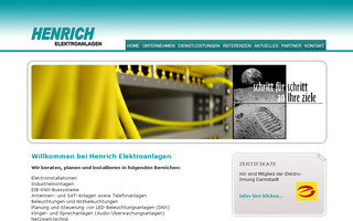 henrich-elektroanlagen.de website preview