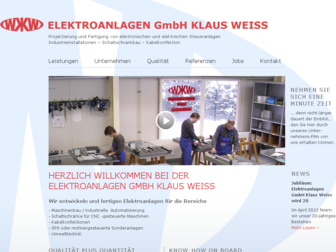 elektroanlagen-weiss.de website preview