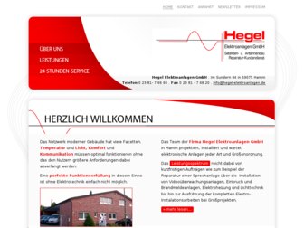 elektroanlagen-hegel.de website preview