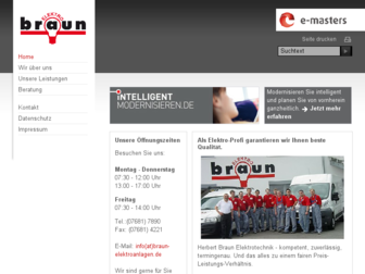 braun-elektroanlagen.de website preview