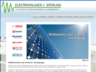 elektroanlagen-sperling.de website preview
