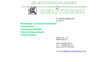 elektroanlagen-delitzsch.de website preview