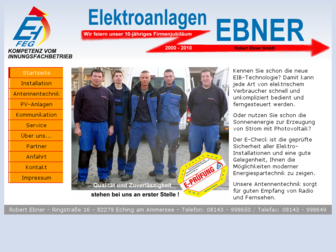 elektroanlagen-ebner.de website preview