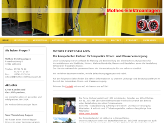 mothes-elektroanlagen.de website preview