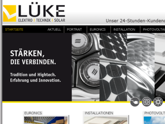 lueke-elektroanlagen.de website preview