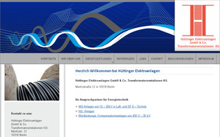 huettinger-berlin.de website preview