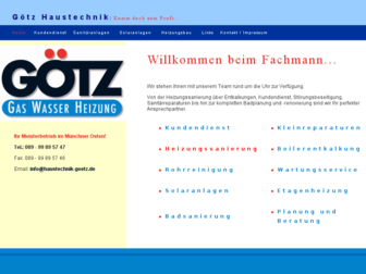 haustechnik-goetz.de website preview