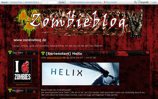 zombieblog.de website preview