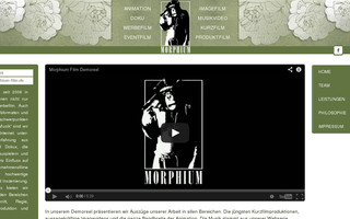 morphium-film.de website preview