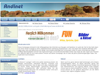 andinet.de website preview