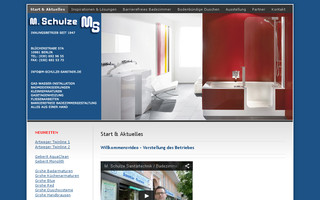 m-schulze-sanitaer.jimdo.com website preview