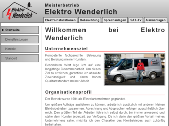 elektro-wenderlich.de website preview