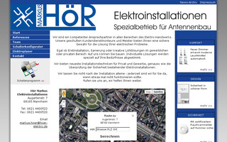 hoer-elektro.de website preview
