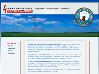 marx-huebsch-elektro.de website preview
