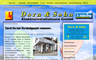 elektroinstallationen-dorn.de website preview