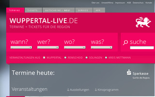wuppertal-live.de website preview
