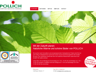 pollich-sanitaer.de website preview
